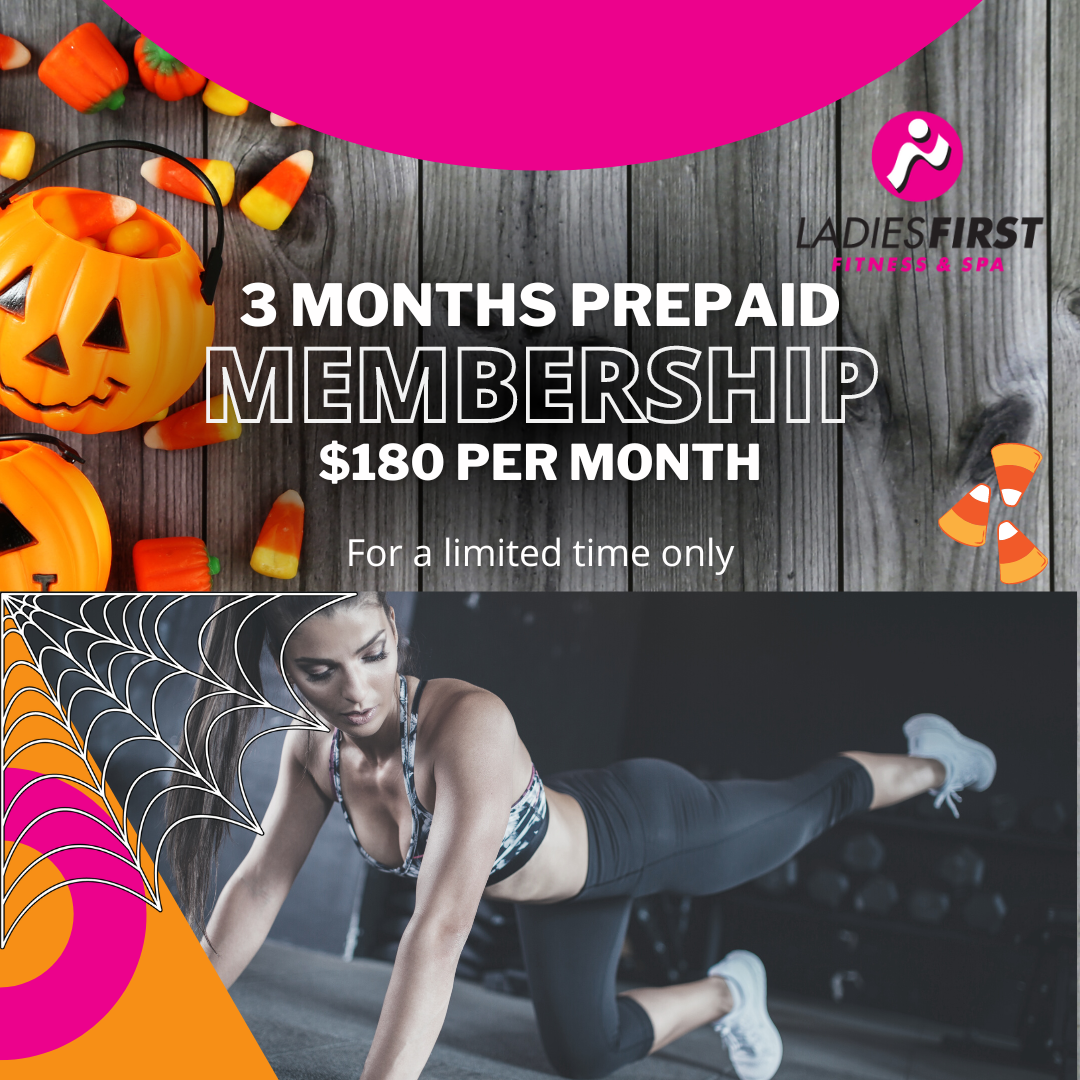 Ladies first fitness & spa is offering a monthly vip platinum membership for $ 97 a month.