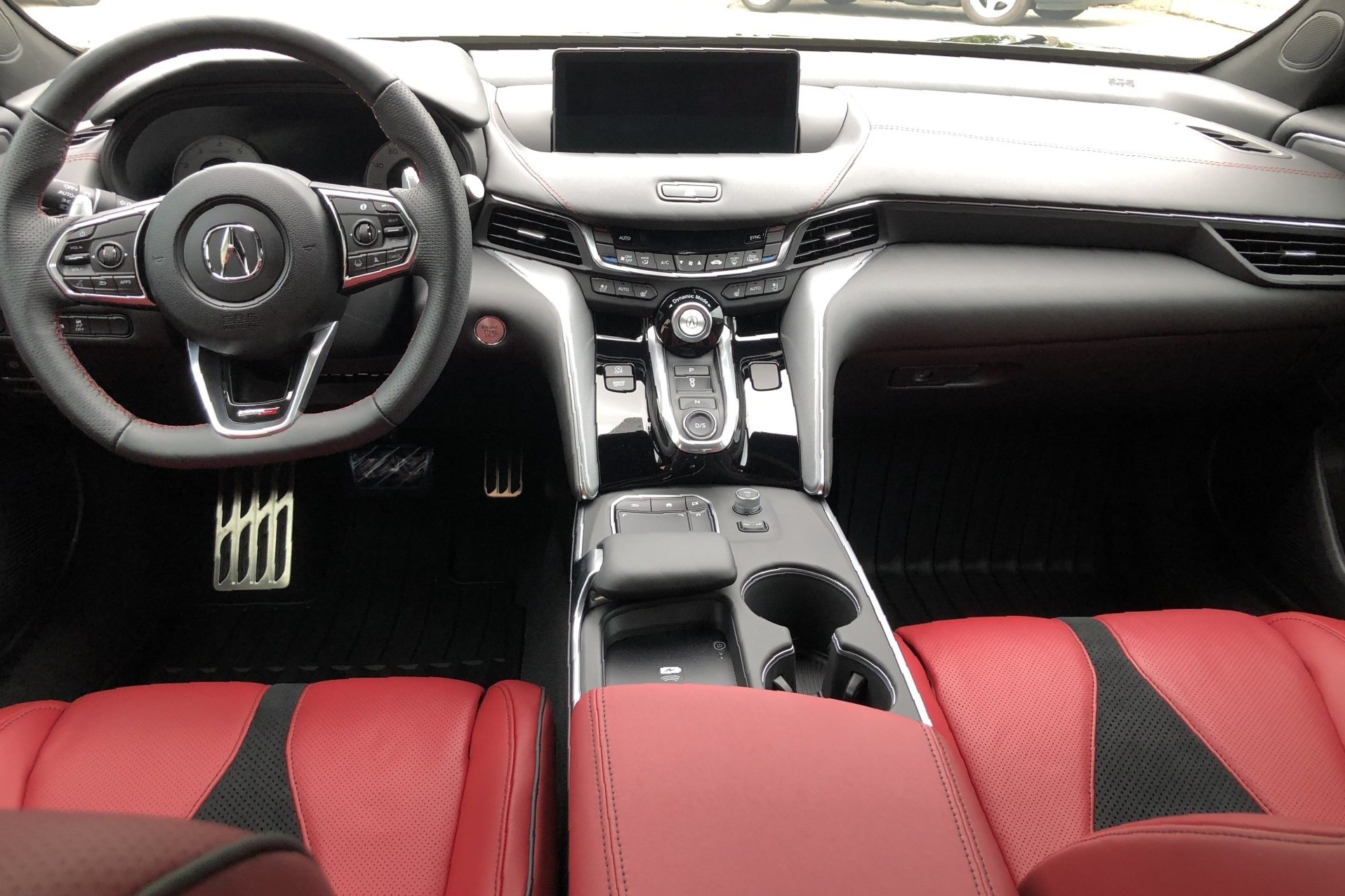 Car Red Interior Leather