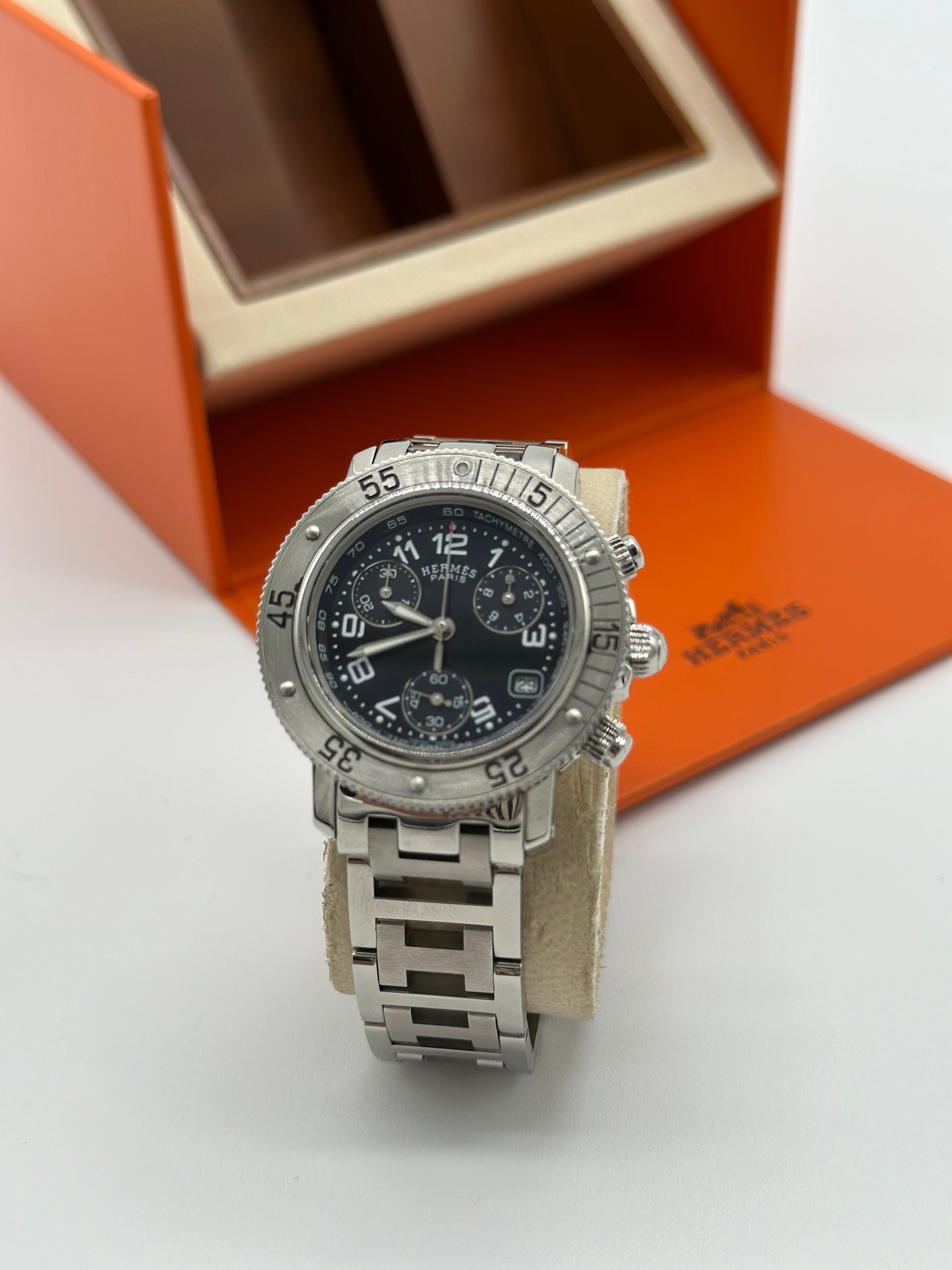 Hermes Womens Clipper Diver Quartz Watch CL2.310