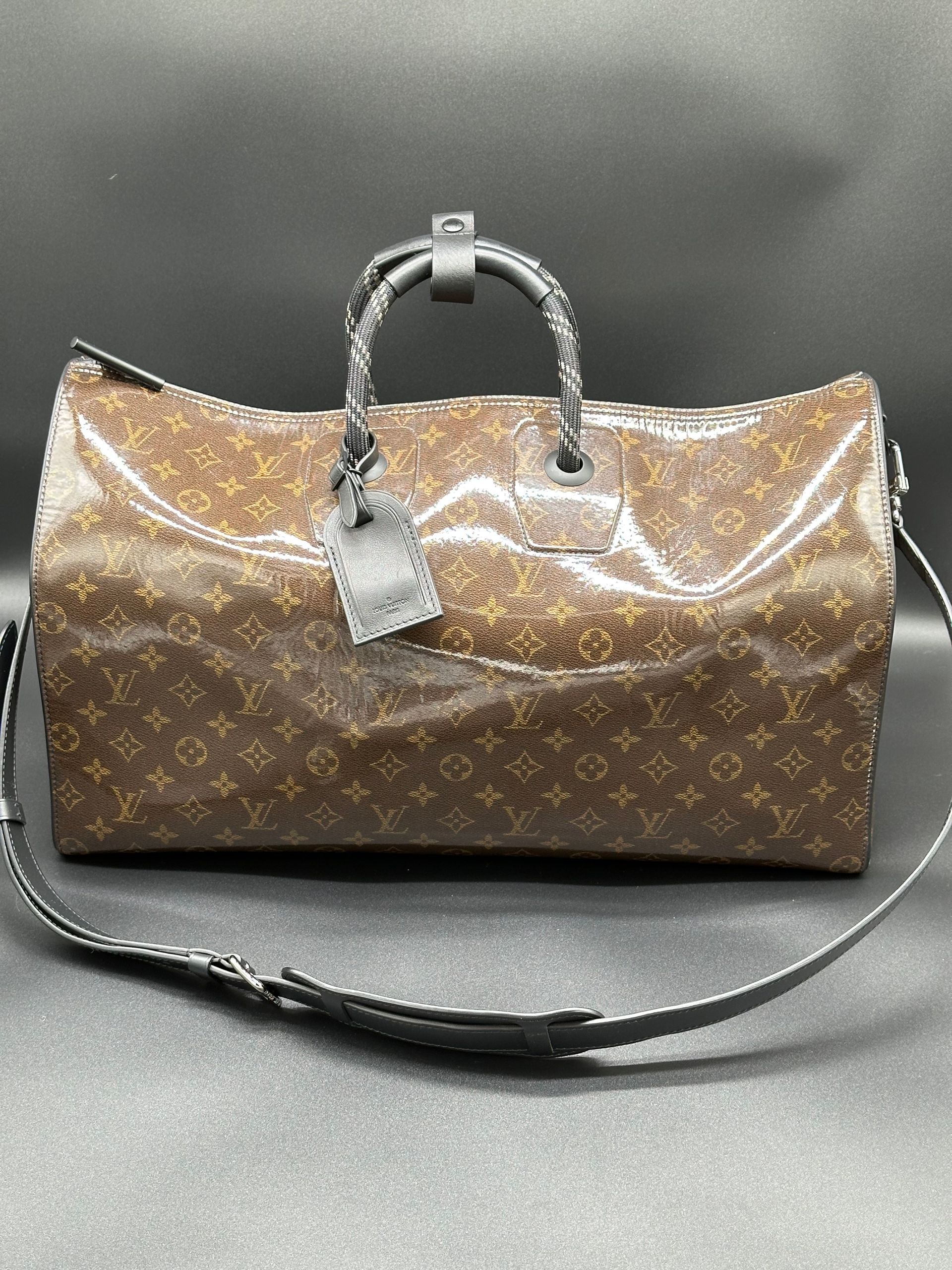 Louis Vuitton Glaze Canvas Keepall Bandouliere 50 (Monogram)