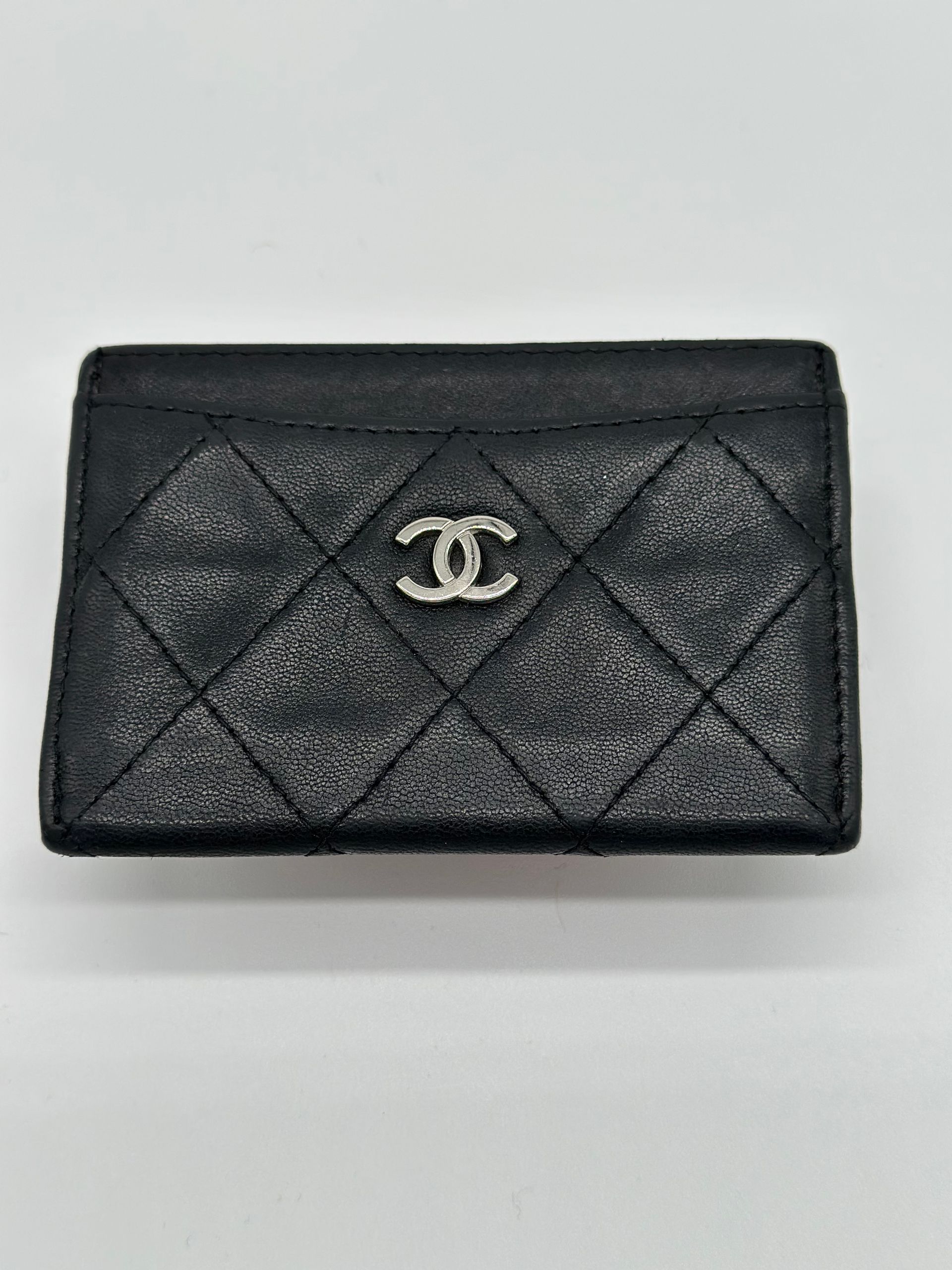 Chanel CC Logo Card Holder (Black)