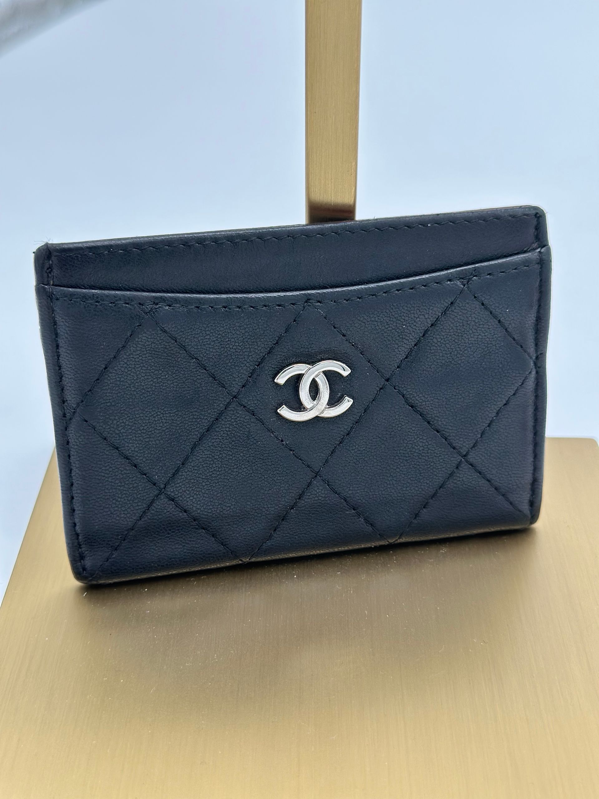 Chanel CC Logo Card Holder (Black)