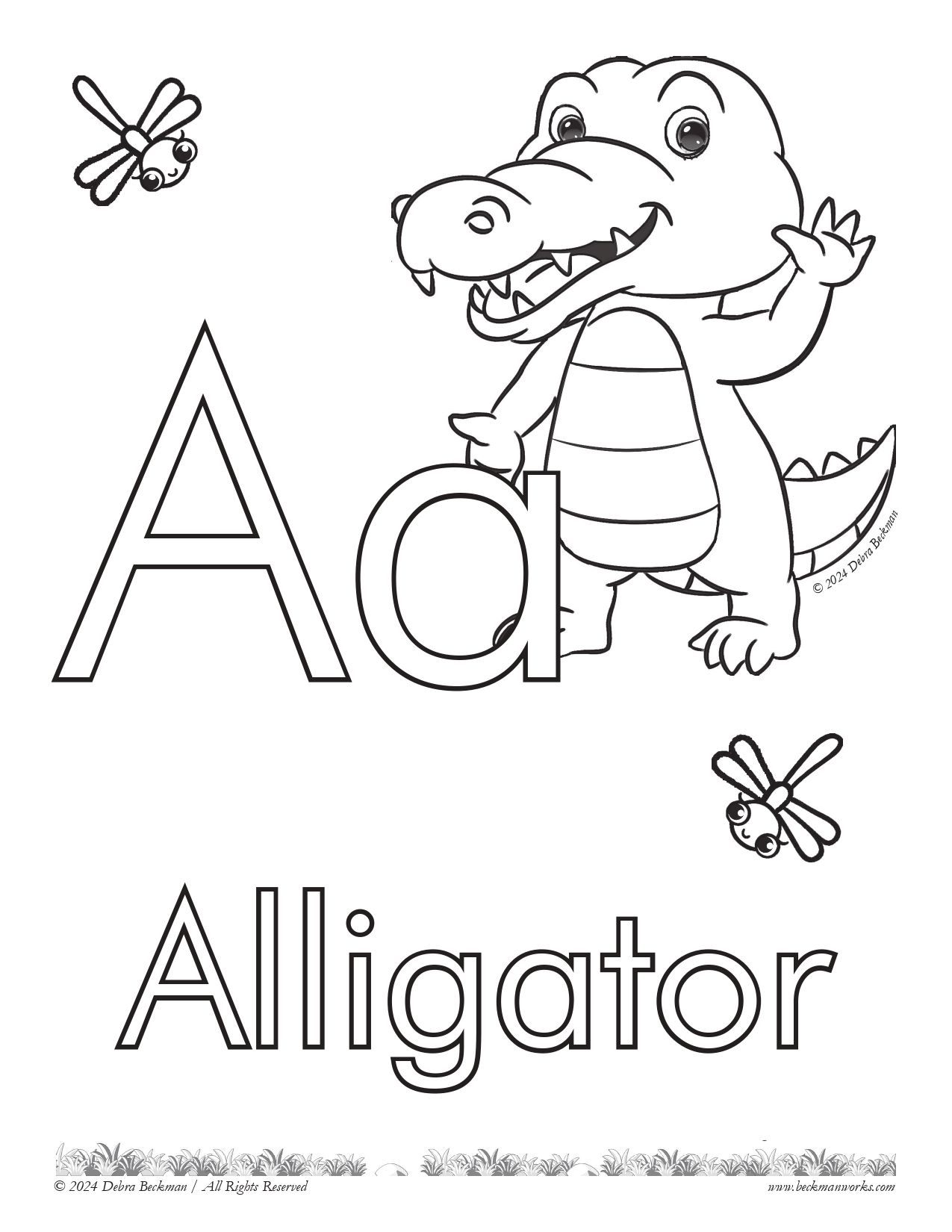 Alligator Drawing — Maitland, FL — BeckmanWorks