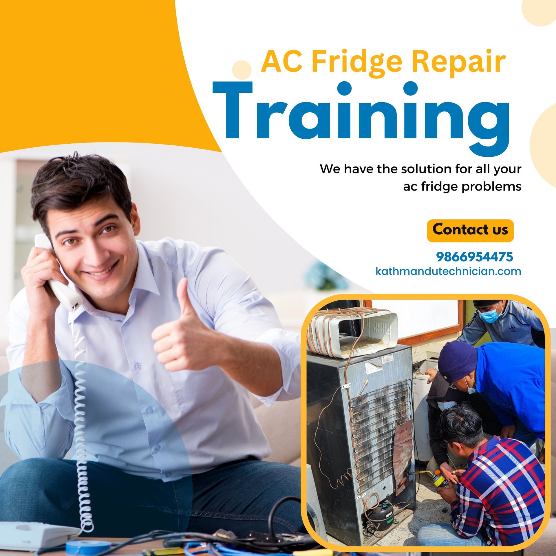 ac and fridge repair training in Kathmandu