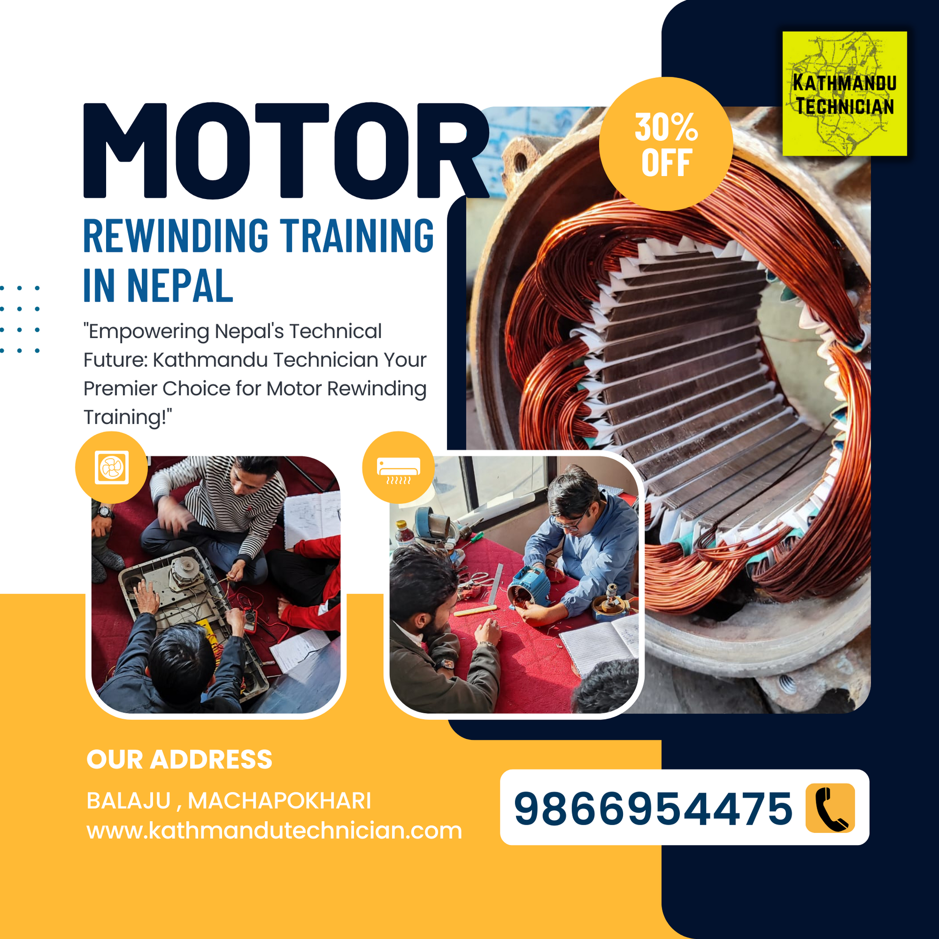 motor rewinding training in kathmandu