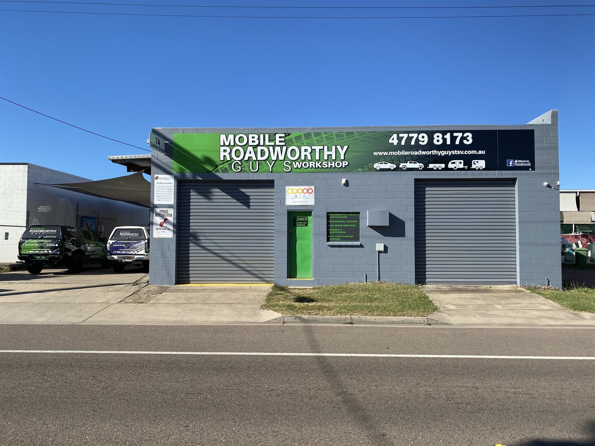 Workshop — Mobile Roadworthy Guys Townsville in Aitkenvale, QLD