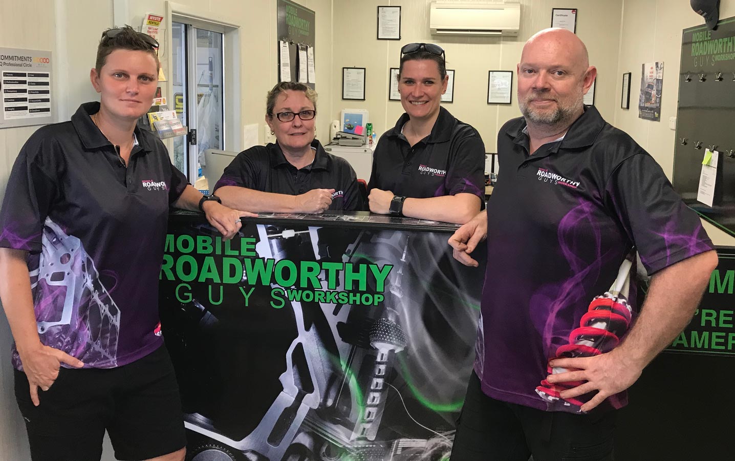Employee of Mobile Roadworthy Guys — Mobile Roadworthy Guys Townsville in Aitkenvale, QLD