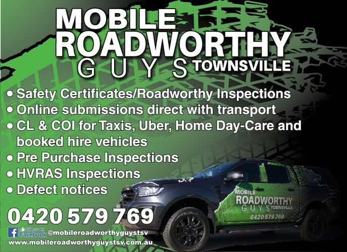 Services Banner — Mobile Roadworthy Guys Townsville in Aitkenvale, QLD
