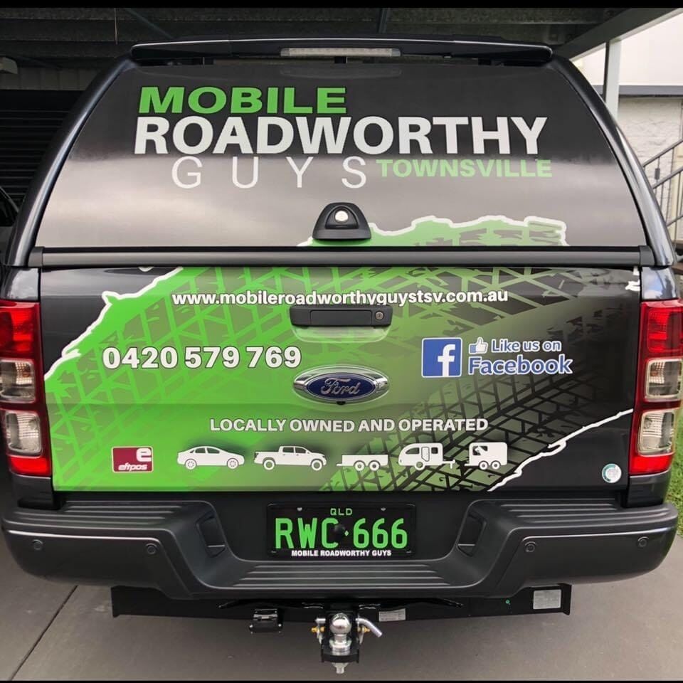 Mobile Ute Rear — Mobile Roadworthy Guys Townsville in Aitkenvale, QLD Mobile Ute Rear — Mobile Roadworthy Guys Townsville in Aitkenvale, QLD