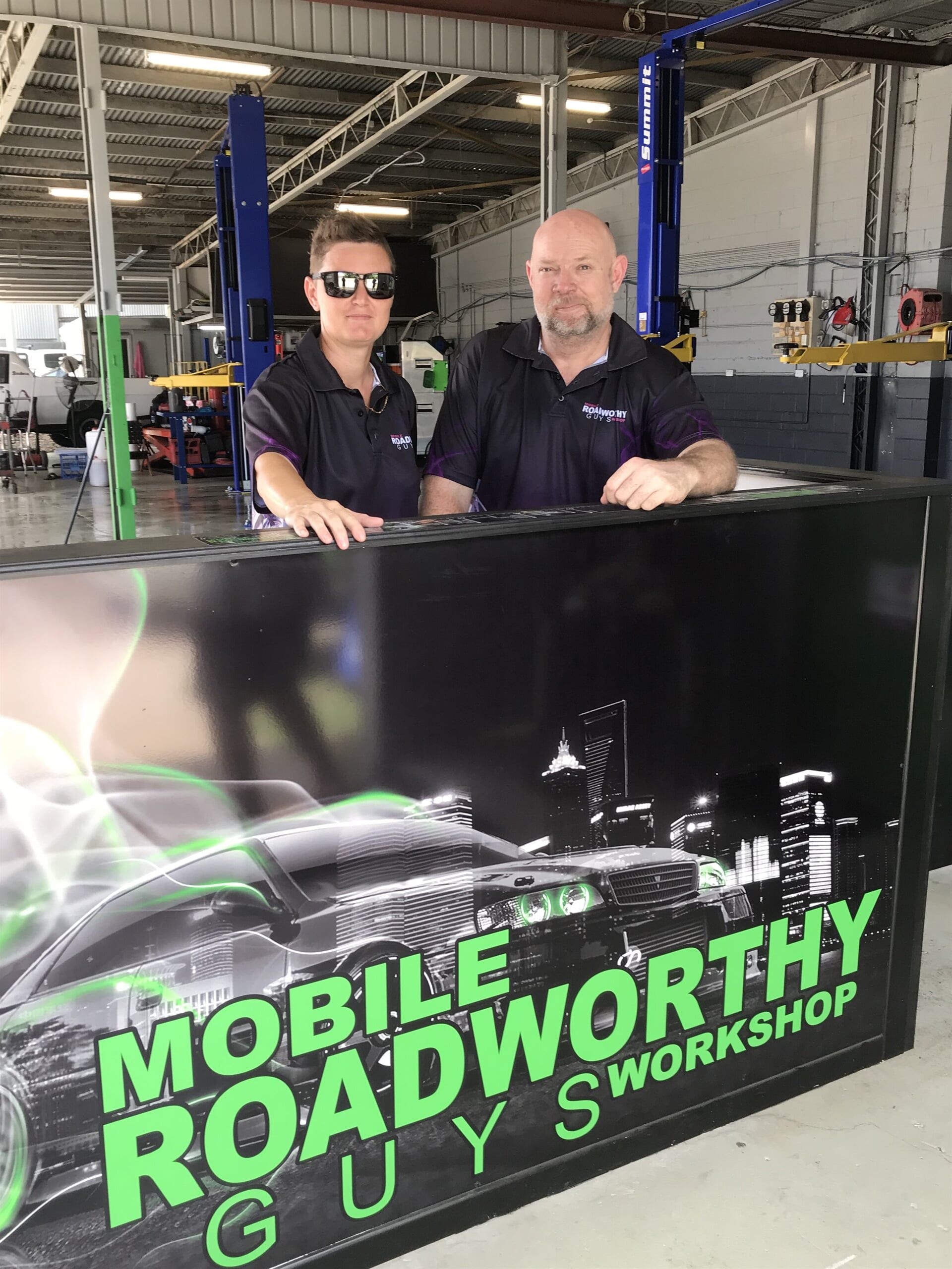 Our mechanics in the workshop — Mobile Roadworthy Guys Townsville in Aitkenvale, QLD