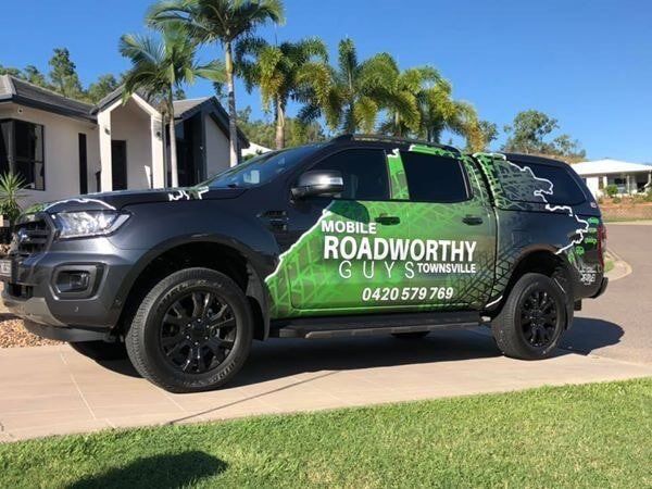 Mobile Roadworthy Work Ute — Mobile Roadworthy Guys Townsville in Aitkenvale, QLD
