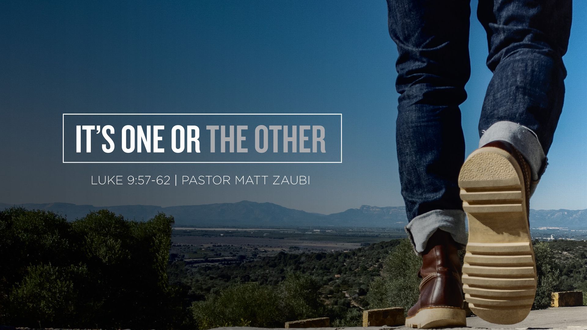 It s one or the other