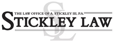 The logo for the law office of a stickley iii pa