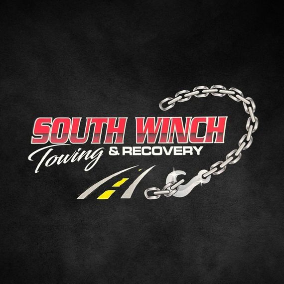A logo for south winch towing and recovery