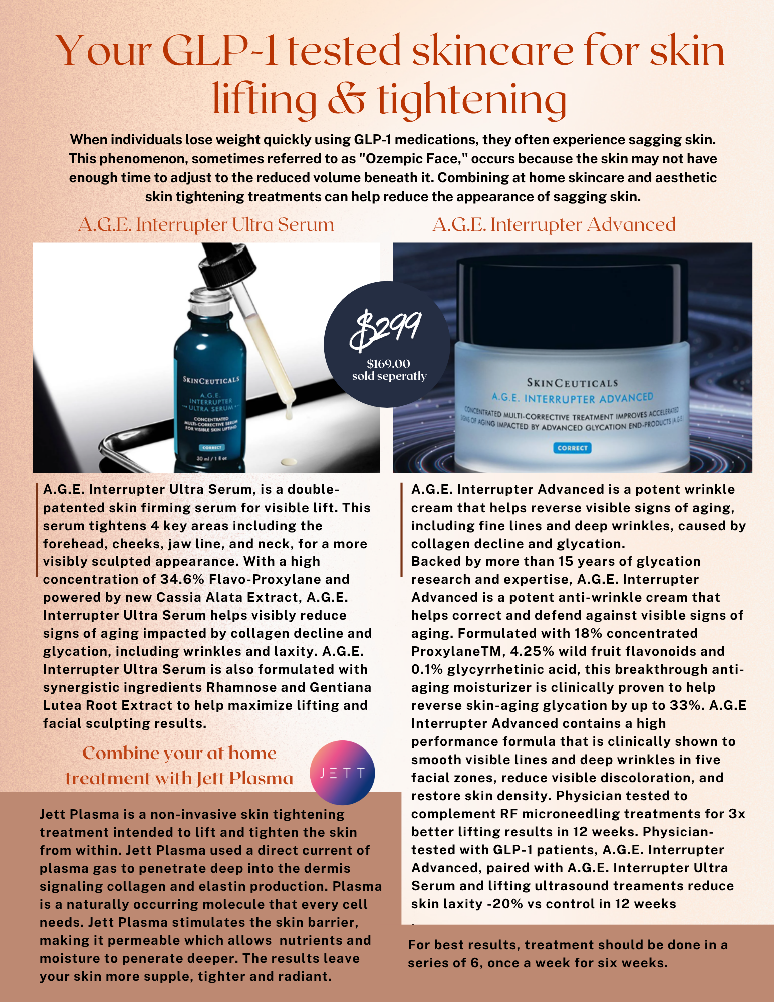 Cortisol & Coffee promotional flyer with dense text, Mother’s Day note, and mint offer at bottom right
