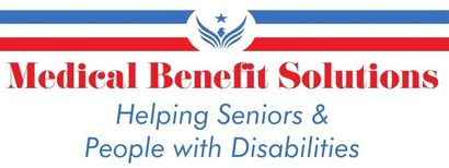 The logo for medical benefit solutions helping seniors and people with disabilities