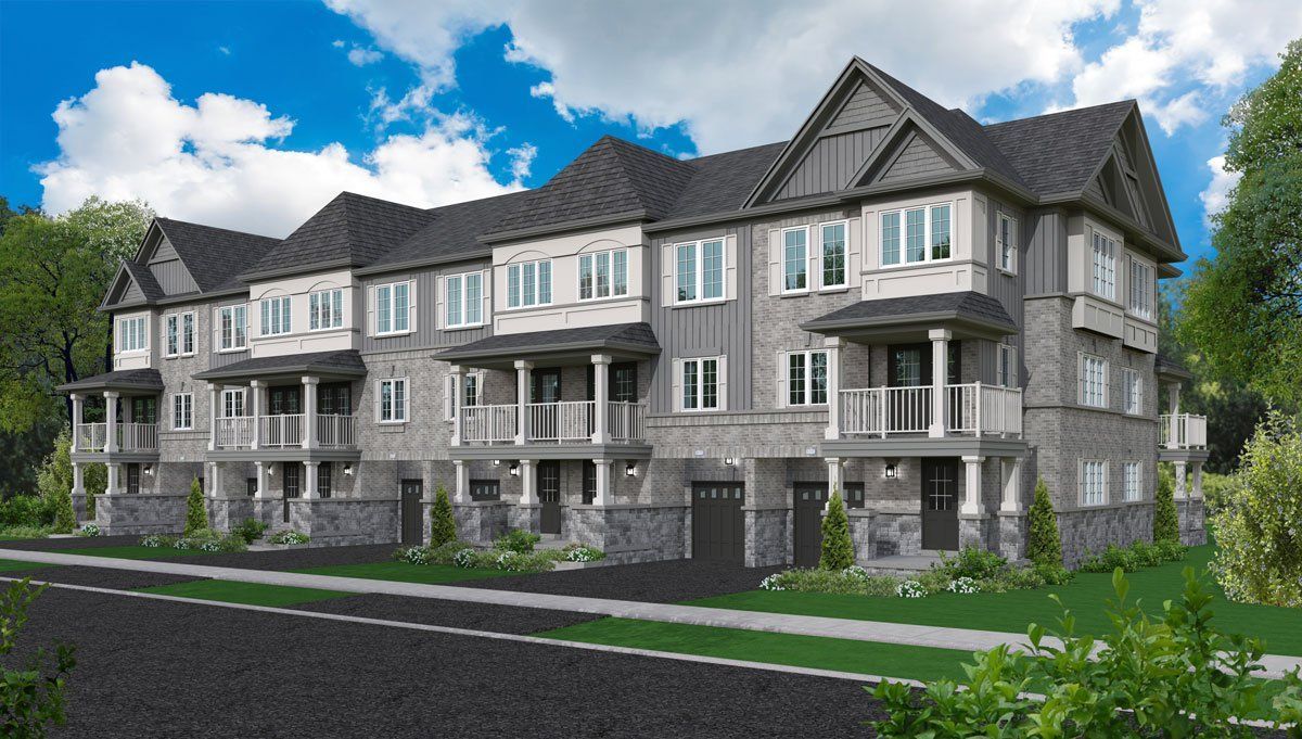 An artist 's impression of Royal Valley Phase 3 back to back towns