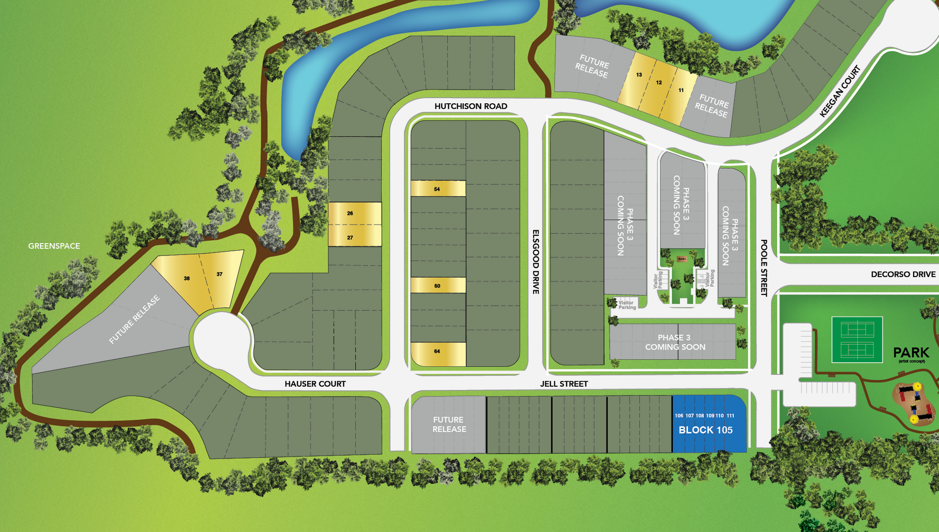 Royal Valley by Mikmada Homes site map
