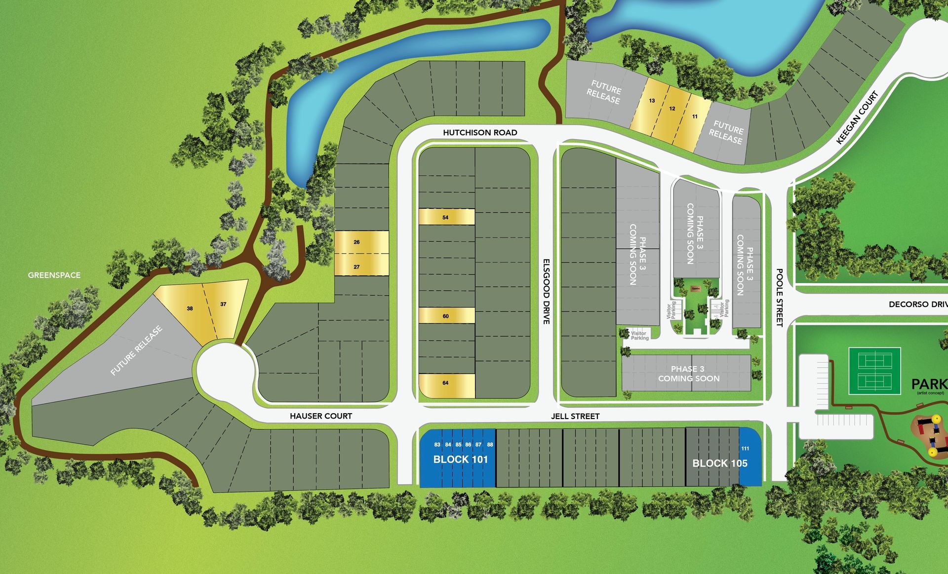 Royal Valley by Mikmada Homes site map