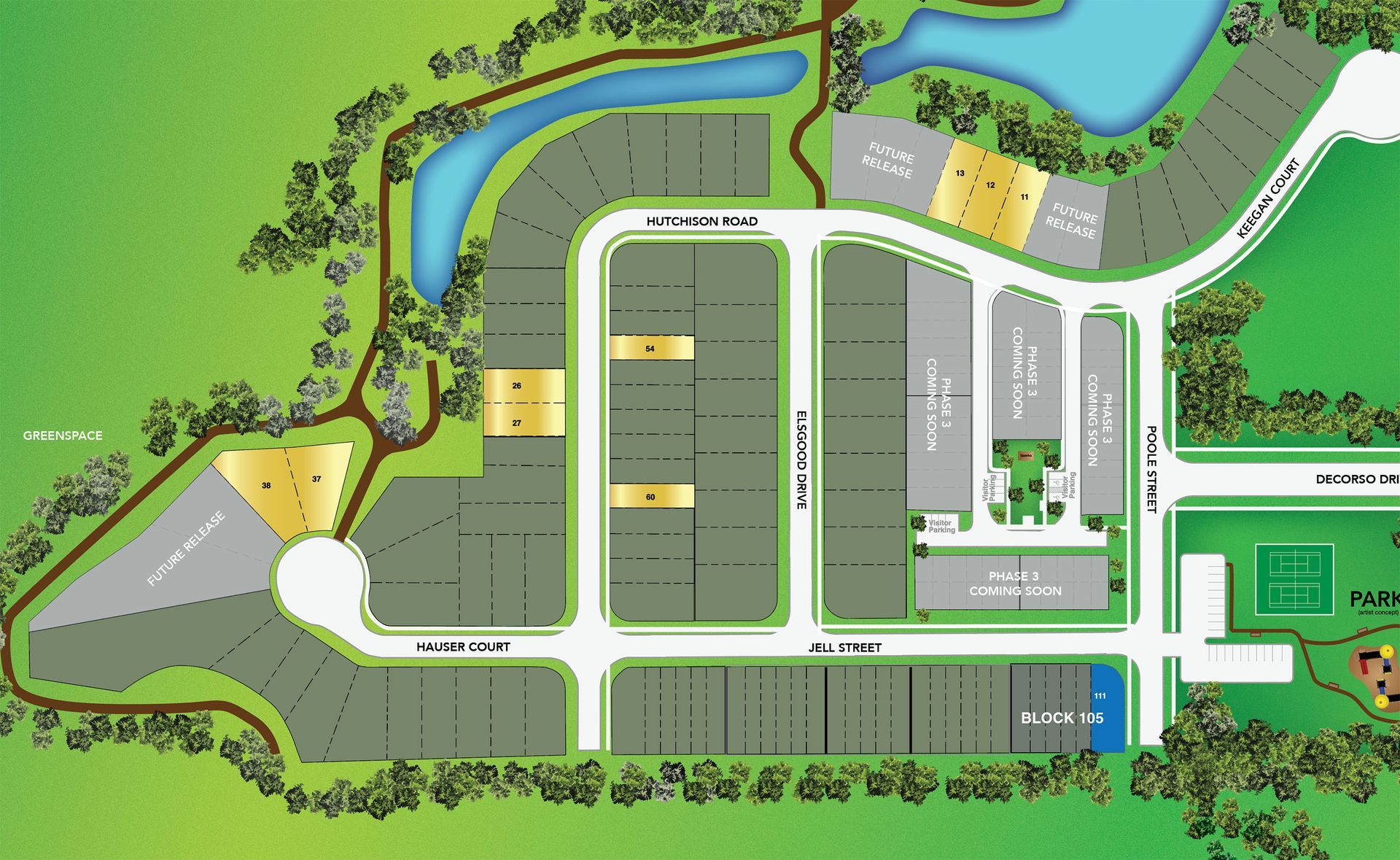 Royal Valley by Mikmada Homes site map