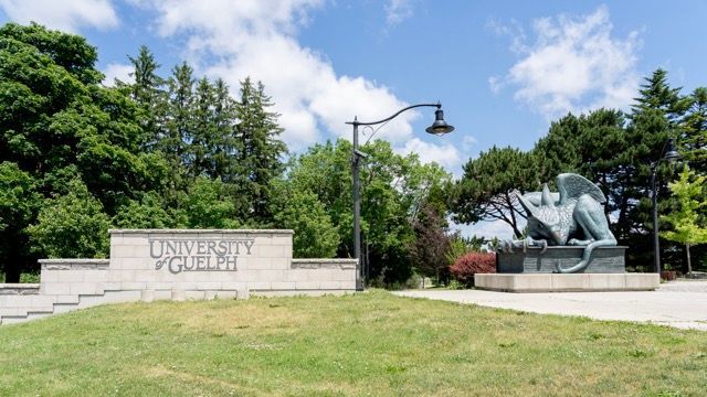 Entrance to University of Guelph