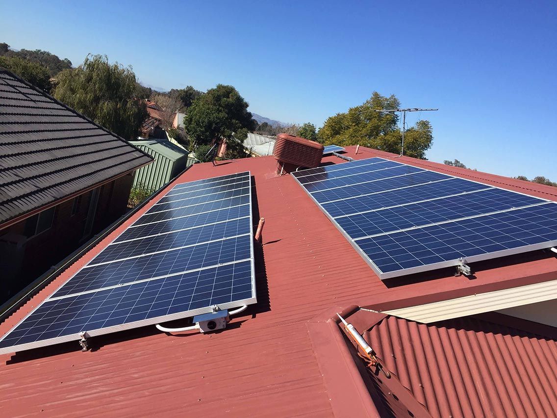 Solar Panel Side View — Local Electricians in Lavington, NSW