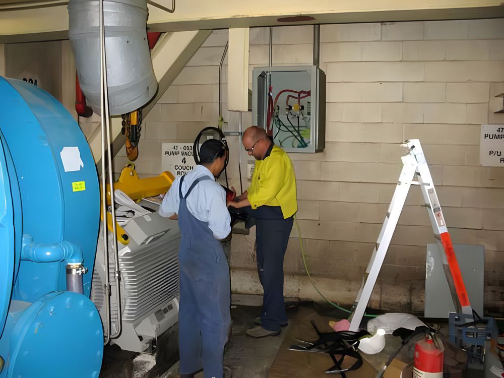 Two Old Man Worker In Electricans — Local Electricians in Lavington, NSW