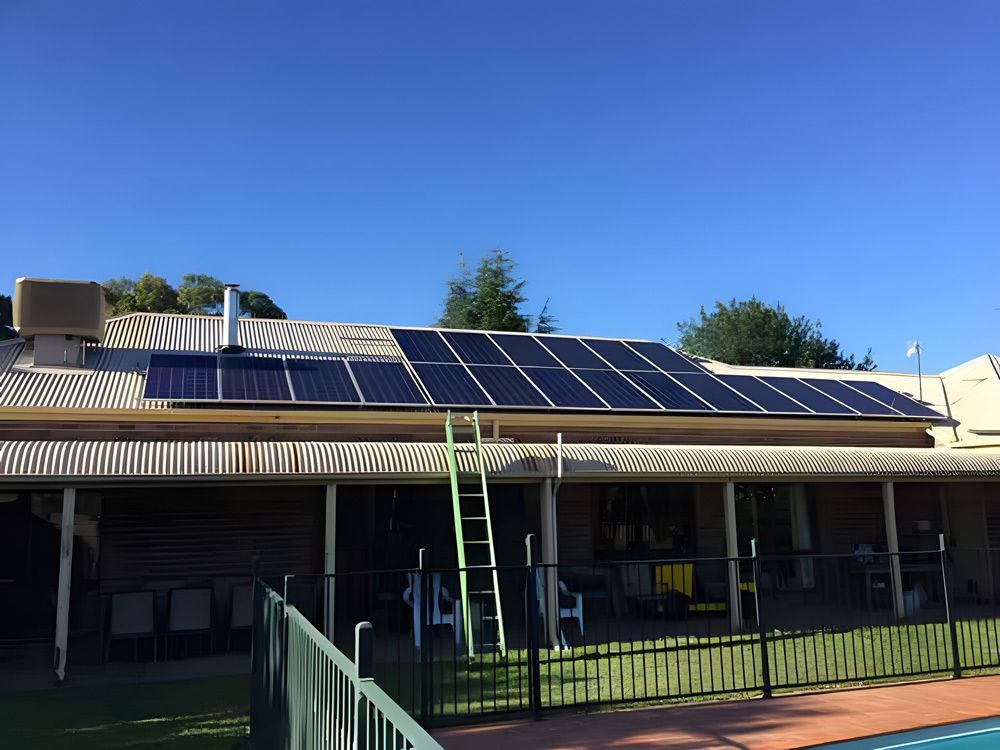 Solar Panel On The Roof — Local Electricians in Lavington, NSW