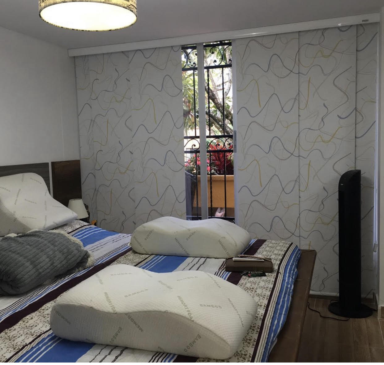 Panel Japonés en Black Out-con diseño