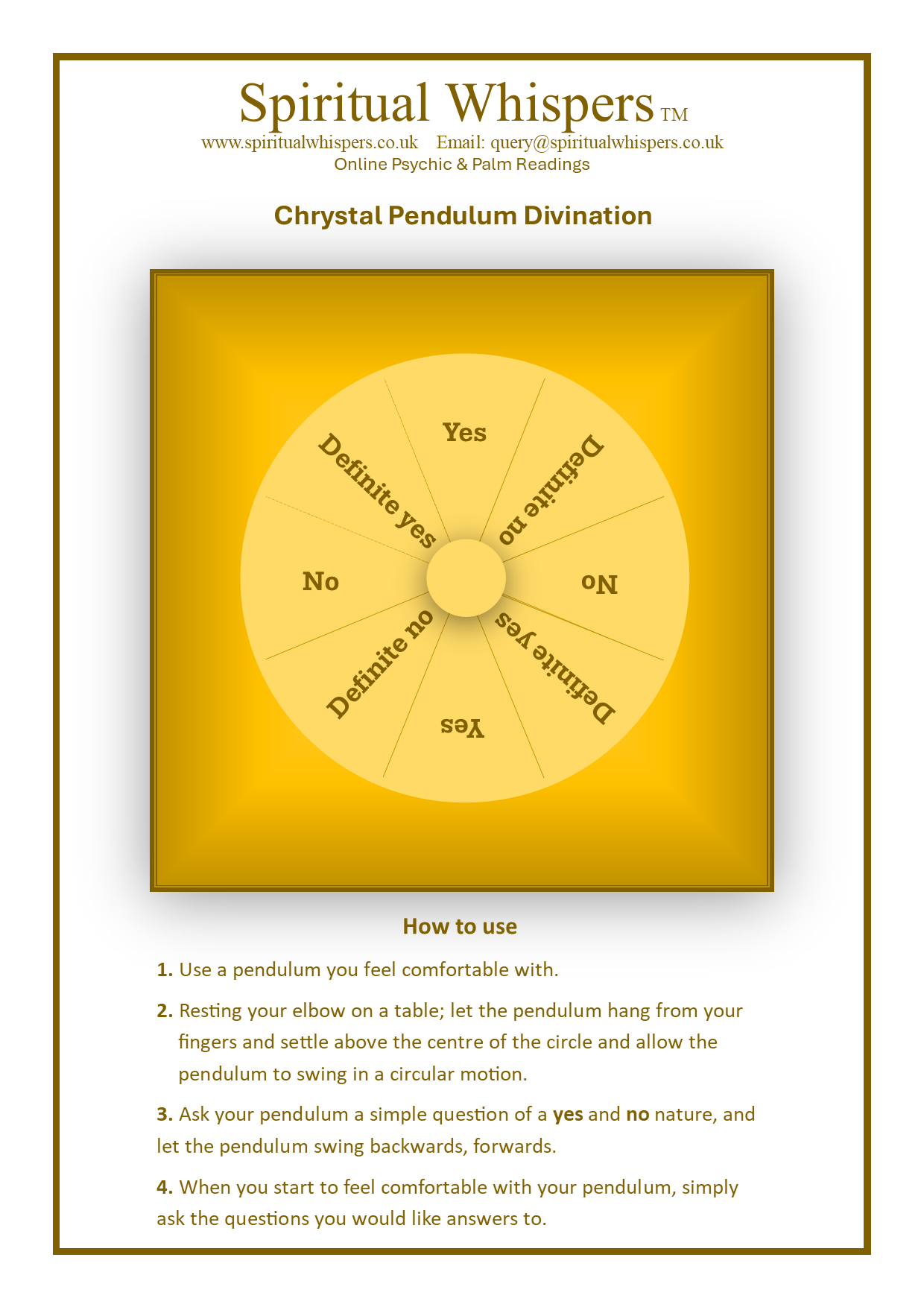 crystal pendulum divination board download