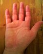Example palm photo palmistry