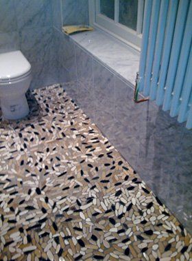 Floor tiling - Bromley, London - Tactileceramics - Bathroom