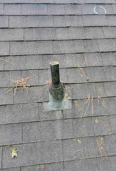 Before Pipe fix - Florence, SC - Palmetto Roofing & Solar