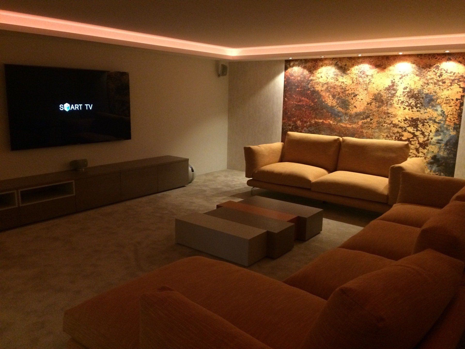 Media Room, Algarve, Portugal by CPD Sound & Vision 