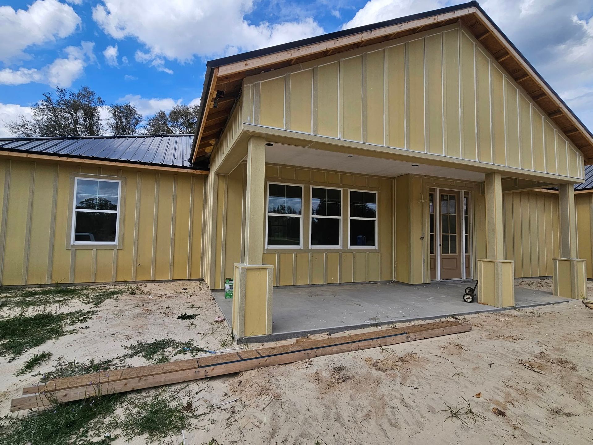 New house under construction