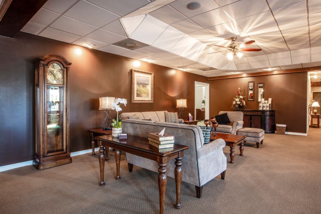 Sneed - Carnley Funeral Chapels Waiting Area in Lampasas TX