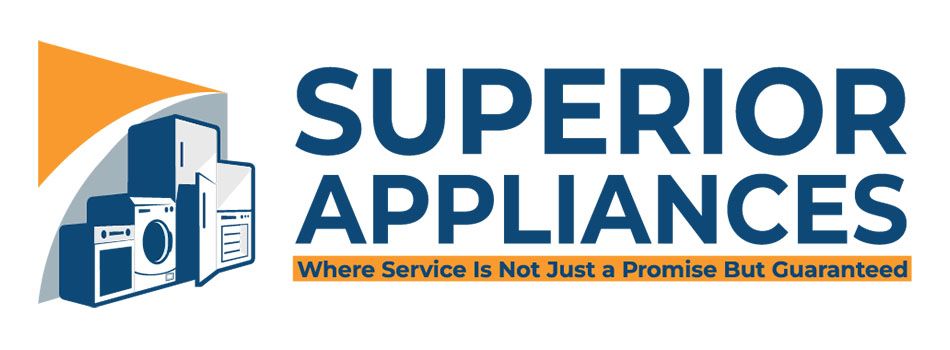 Superior Appliances logo with appliances and text: 