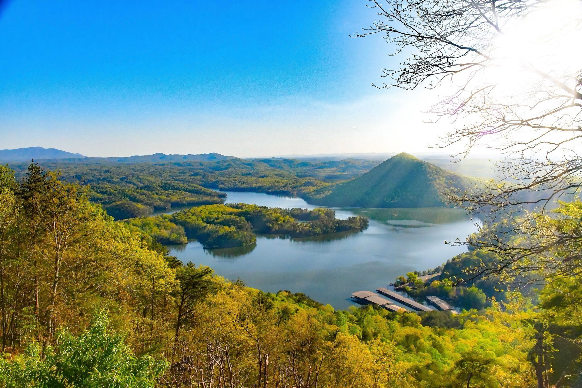 View of North Georgia mountains