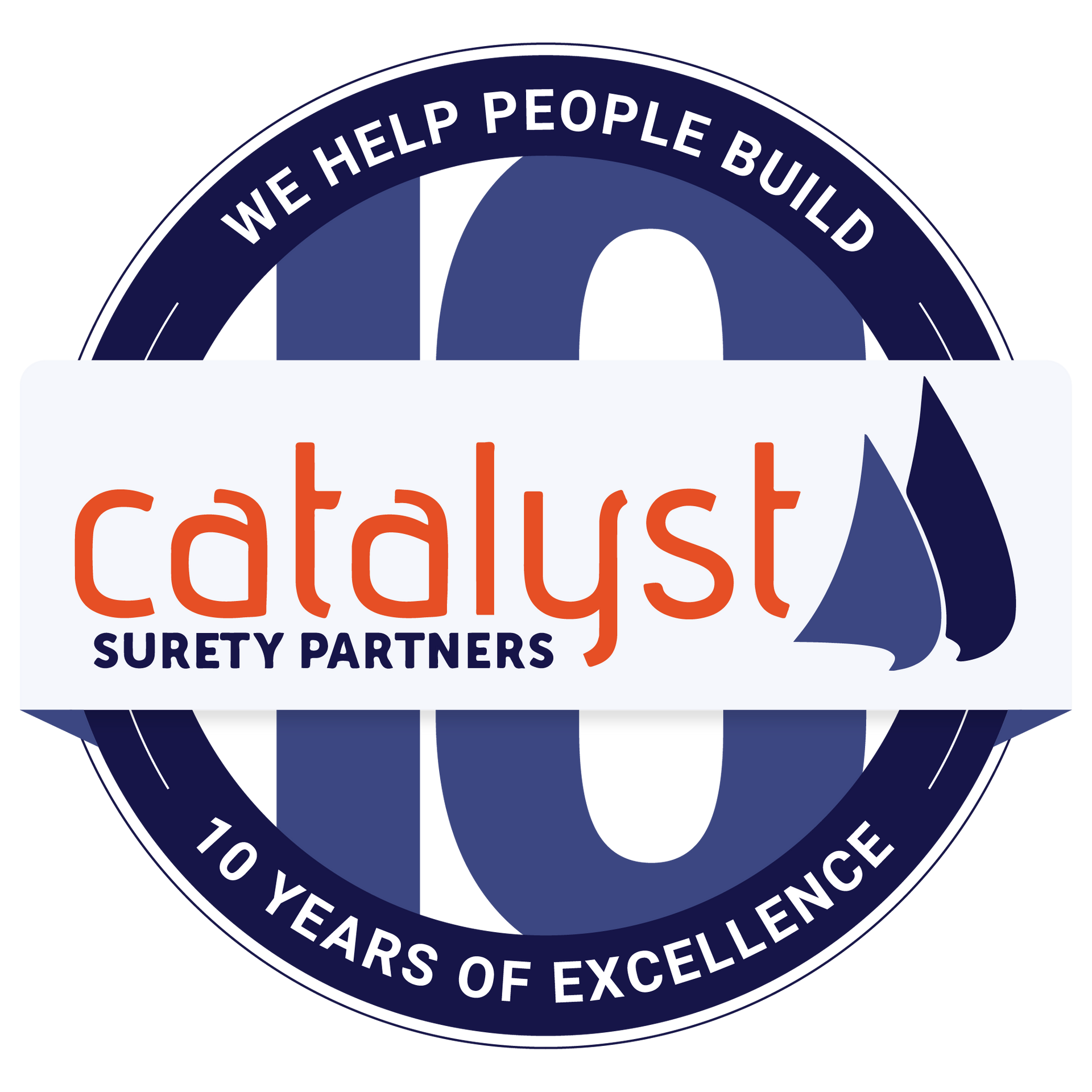 Catalyst Surety Partners 10 Year Anniversary Logo