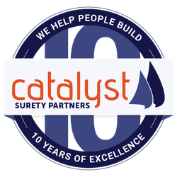 Catalyst Surety Partners 10 Year Anniversary Logo