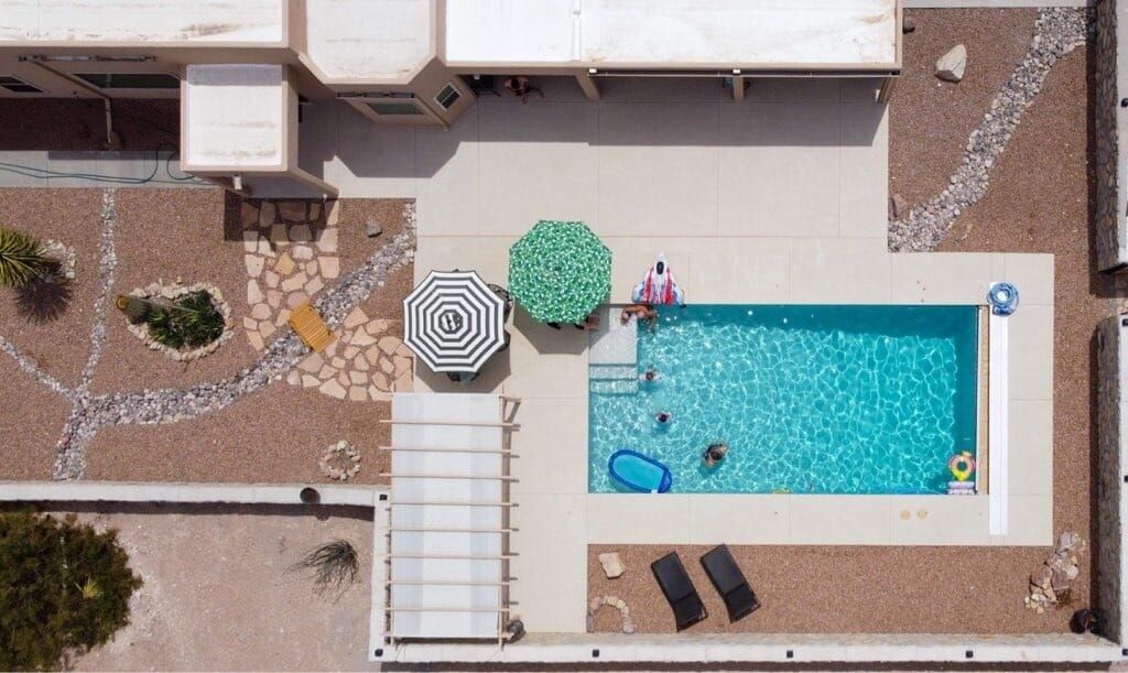 Mini Pool — Las Cruces, NM — M & M Custom Construction Inc