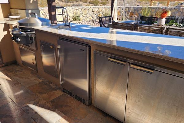 Outdoor Kitchen — Las Cruces, NM — M & M Custom Construction Inc