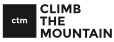 A black and white logo for climb the mountain