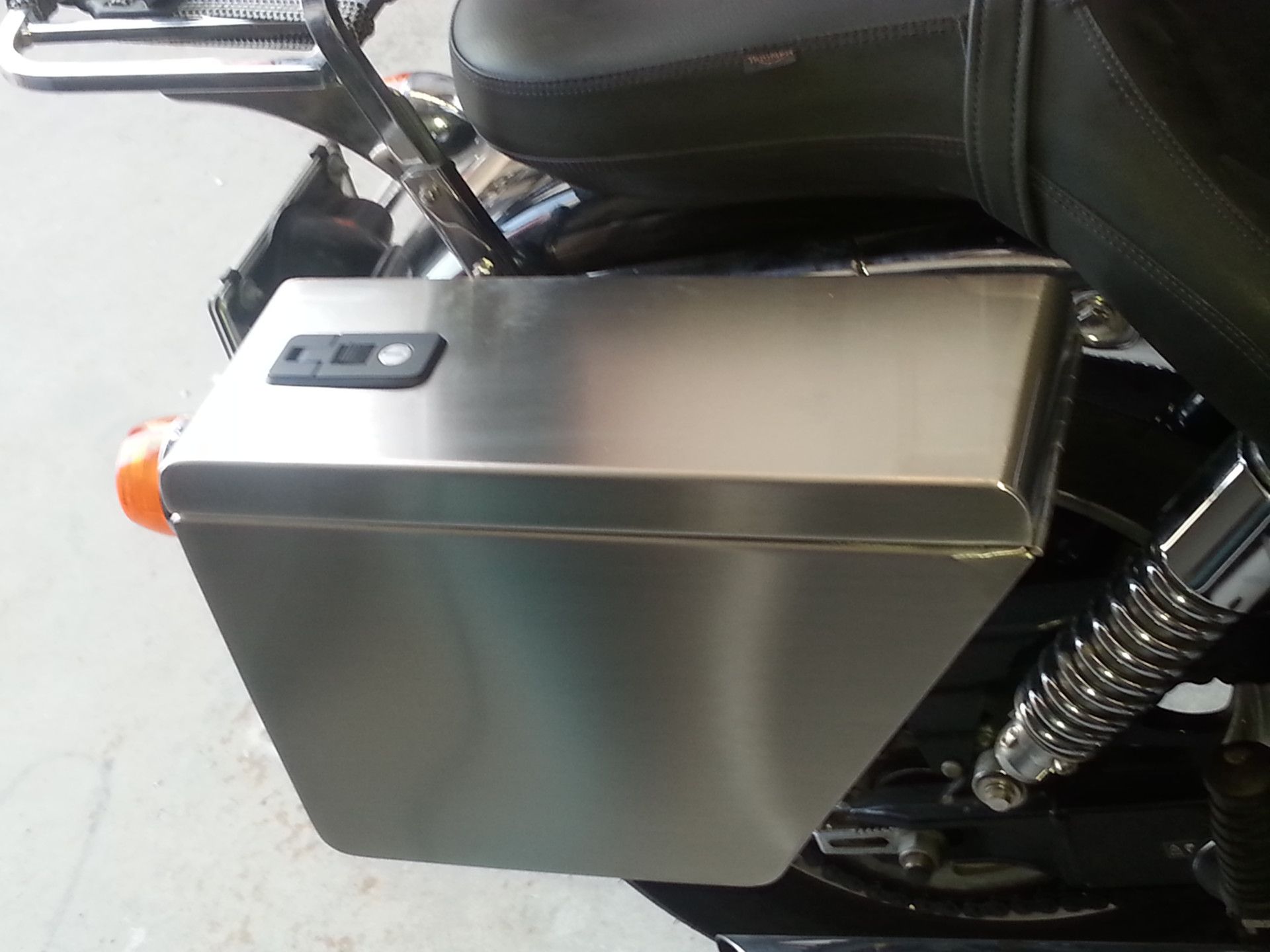 Custom Made Motorbike Pannier— Custom Stainless Craft In Craiglie, QLD