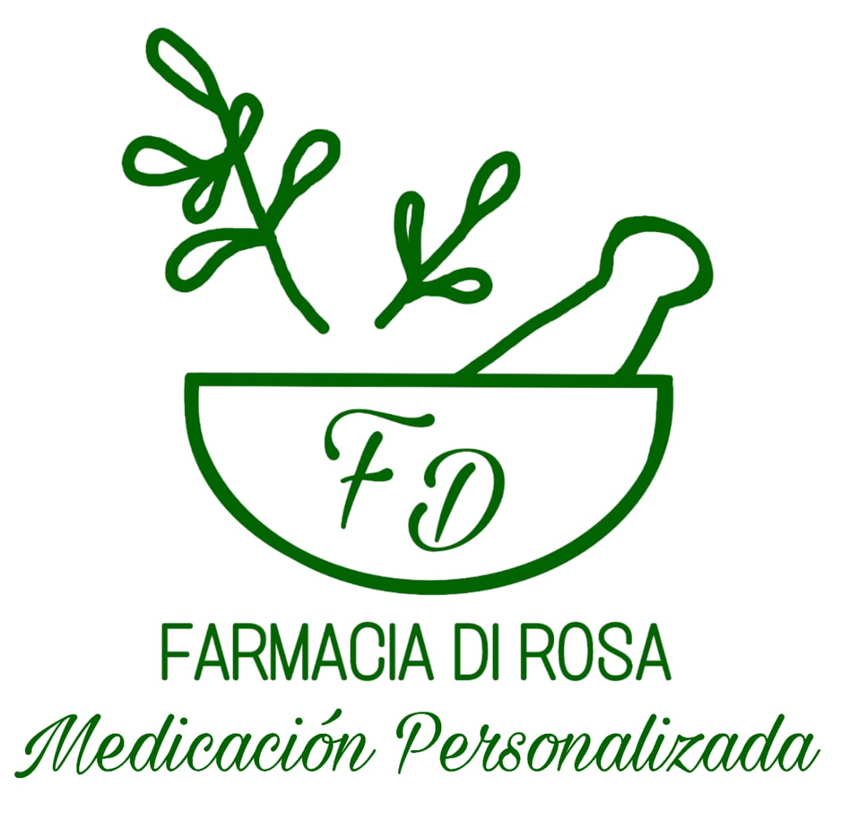 Farmacia Di Rosa, logotipo.
