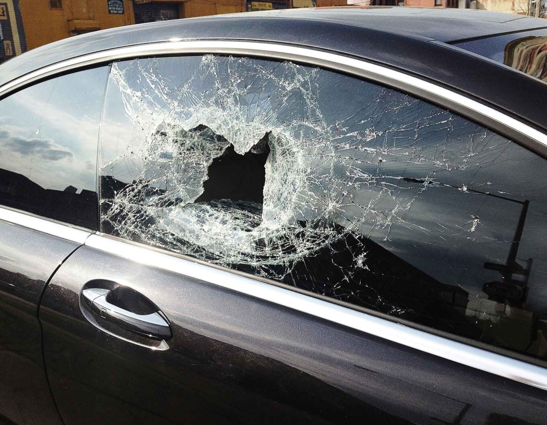 Smashed Window of a Car — West Michigan — Complete Auto Glass