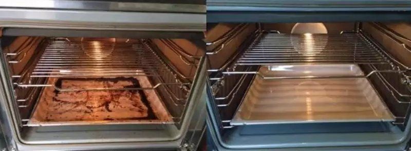 Cleaning before and after