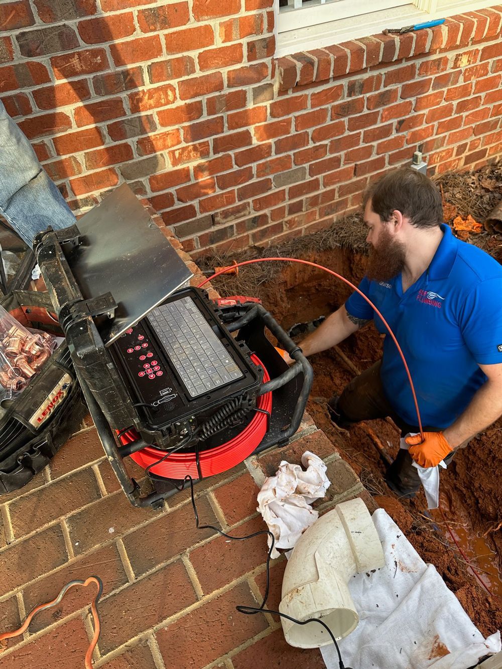Plumber Inspection — Mocksville, NC — R & R Plumbing and Salem Rooter