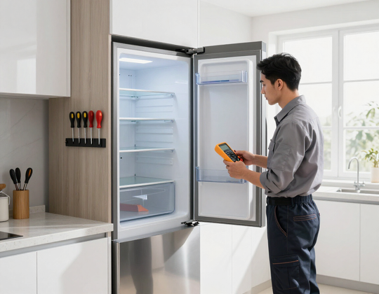 Refrigerador atendido por Reparaciones Ibarra