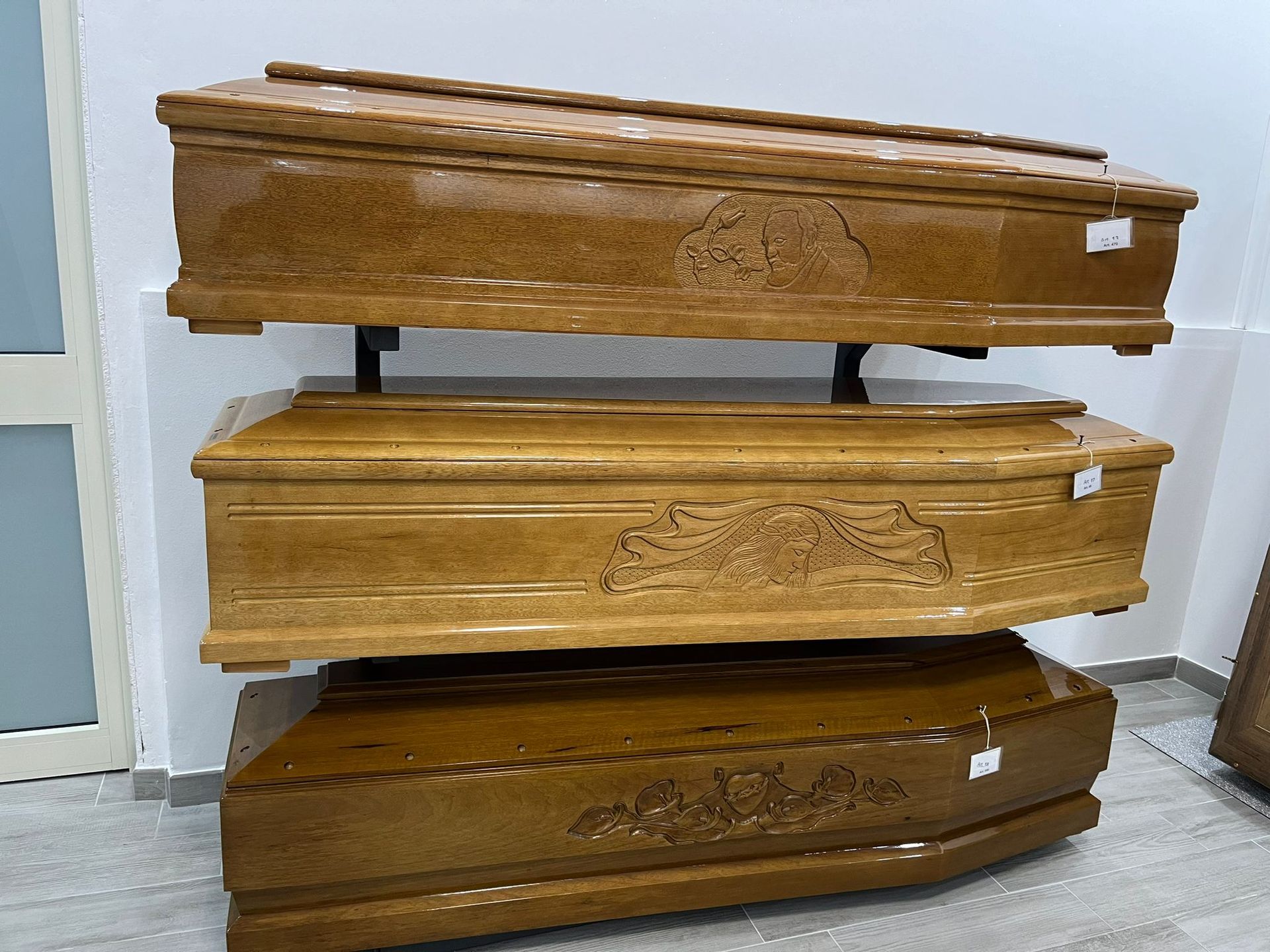 esposizione cofani e bare